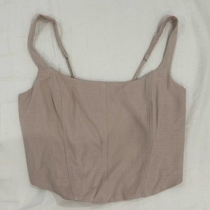 Abercrombie & Fitch Mauve Pink Cropped Cami Tank